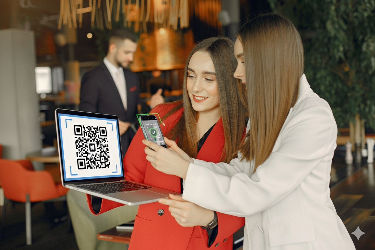 Professional women reviewing HR documents